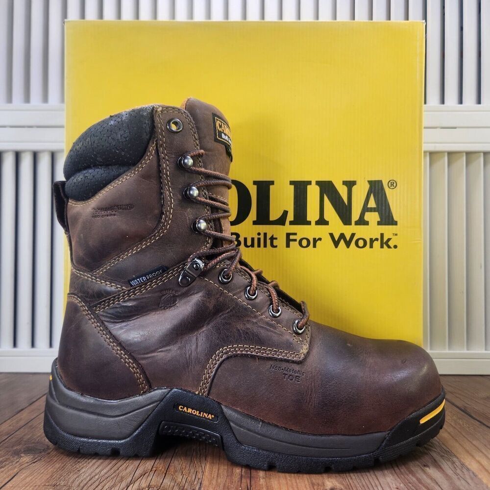 Carolina CA8521 8" Waterproof 600g Insulated Broad Comp Toe Work Boots Mens 9 EE